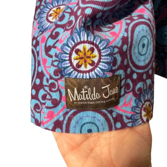 Matilda Jane Girls corduroy dress Adjustable Straps & Smocked Back size 8 - Picture 6 of 7